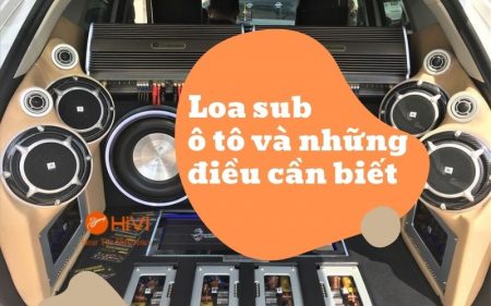 Top 5 loa sub ô tô tốt, chất lượng nhất trên thị trường