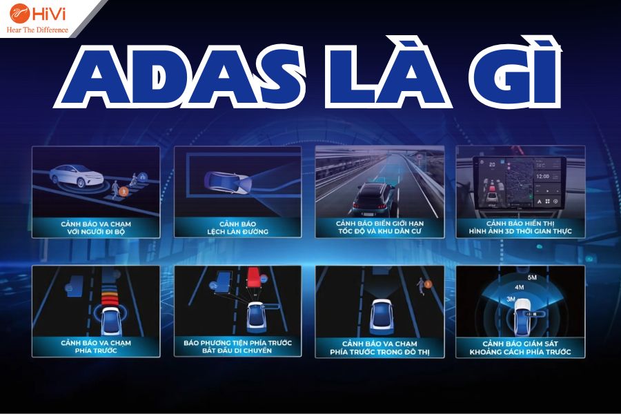 ADAS là là hệ thống hỗ trợ lái xe tiên tiến (Advanced Driver Assistance Systems)