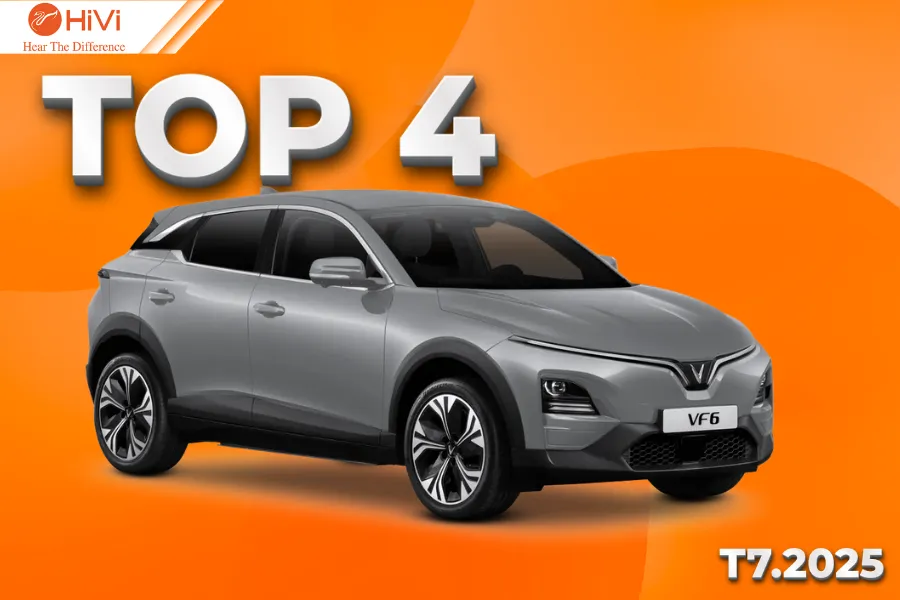 Với doanh số 1.902 xe, VinFast VF6 đứng TOP 4 – Tháng 7/2025