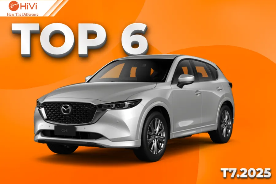 Với doanh số 1.586 xe, Mazda CX-5 đứng TOP 6 – Tháng 7/2025