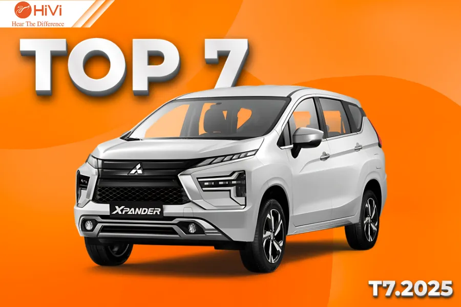 Với doanh số 1.553 xe, Mitsubishi Xpander đứng TOP 7 – Tháng 7/2025