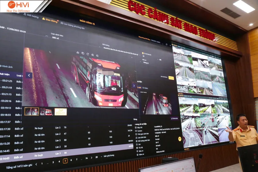 Hệ thống Camera AI giám sát giao thông đã có thể nhận diện trên 20 hành vi vi phạm khác nhau