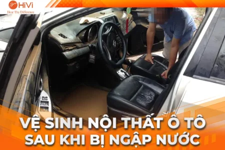 Hướng dẫn vệ sinh nội thất ô tô sau khi bị ngập nước