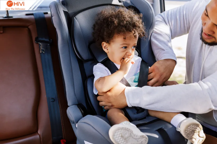 Áp dụng các nguyên tắc sử dụng ghế ngồi ô tô trẻ em đạt chuẩn