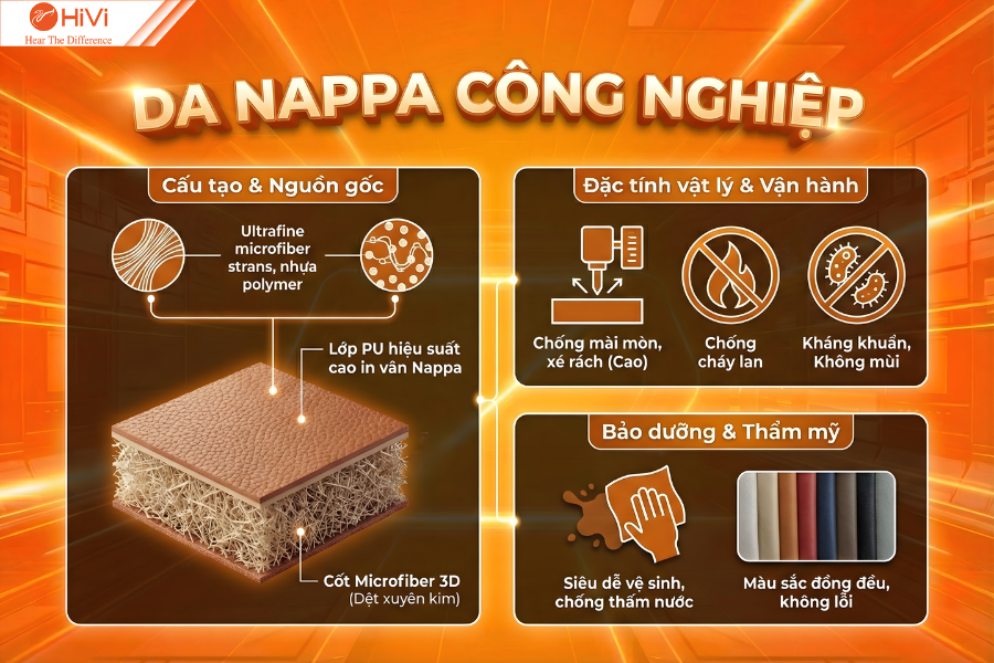 Da Nappa công nghiệp (Industrial Nappa Leather)