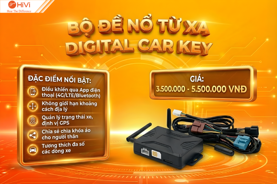Digital Car Key (Đề nổ qua App điện thoại)
